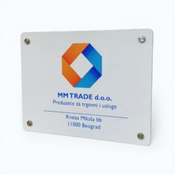 Kliritne oznake za vrata i obeležavanje prostora predstavljaju elegantno i praktično rešenje za jasno označavanje prostora u poslovnim i javnim objektima. Zahvaljujući modernom dizajnu, ove info table za vrata doprinose profesionalnom izgledu i boljoj organizaciji prostora. Namenjene su za označavanje kancelarija, ordinacija, učionica i drugih prostorija.